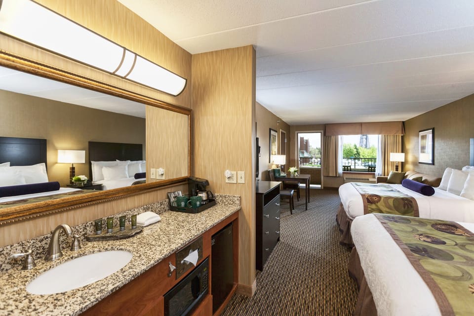 Deluxe Room (2 Queens with Sofa bed, City View) | View from room