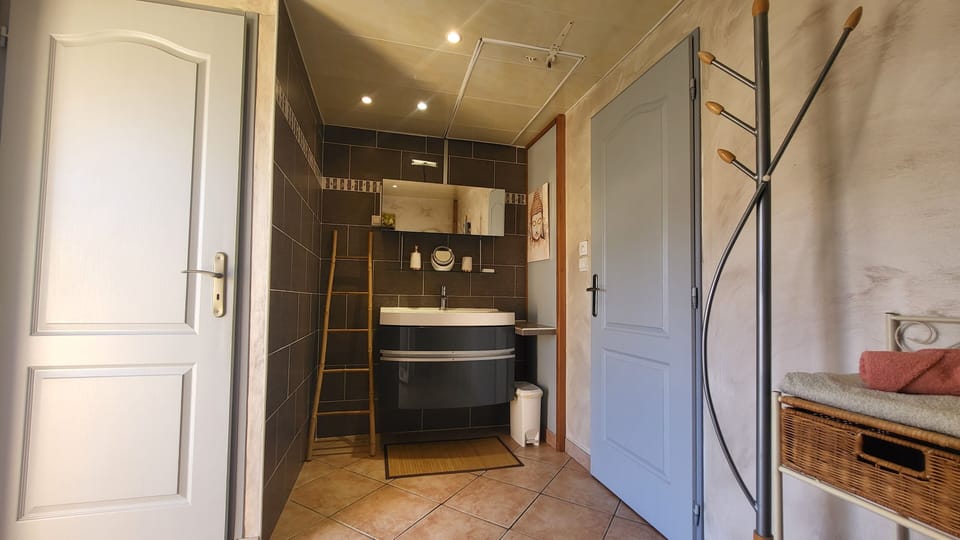 Double Room (Zen) | Bathroom | Shower, hair dryer, towels