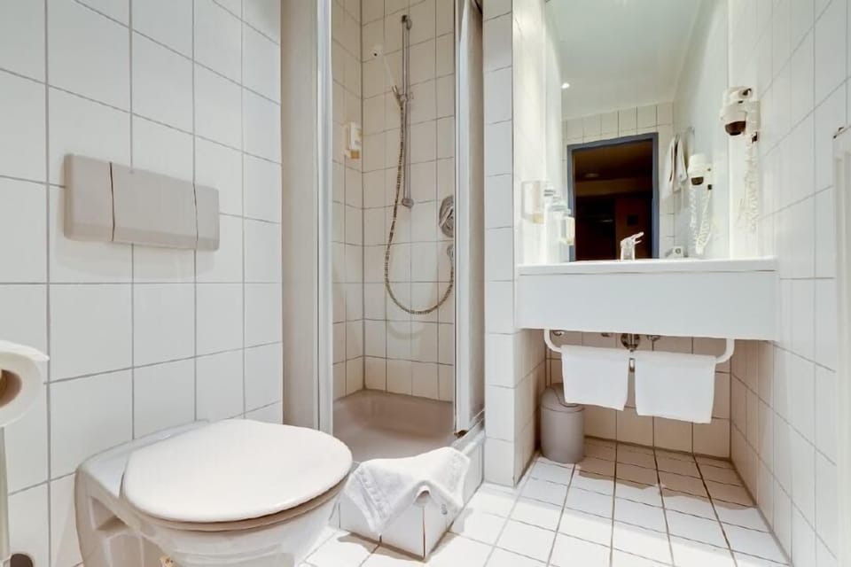 Double Room | Bathroom amenities | Shower, hair dryer, towels