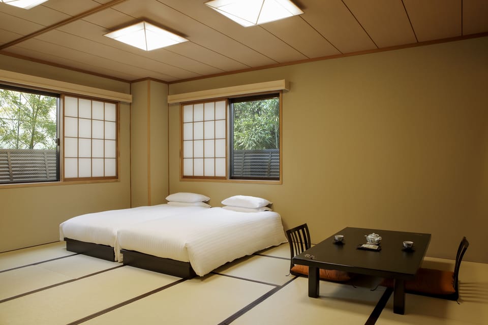 Japanese Style Twin Room, Non Smoking | In-room safe, desk, free WiFi