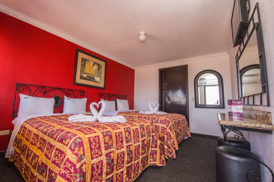 Premium bedding, pillowtop beds, individually decorated