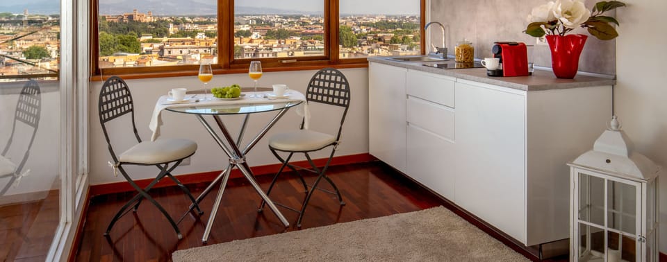 Apartment, 1 Bedroom | Private kitchen | Full-size fridge, stovetop, cookware/dishes/utensils