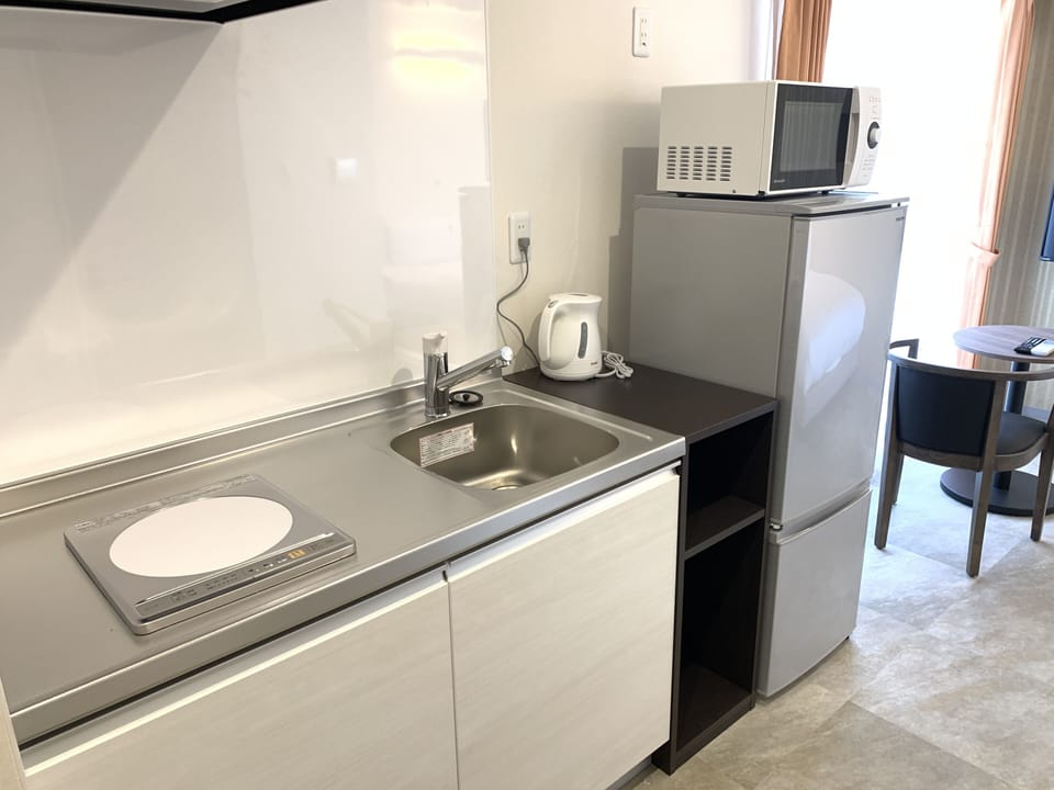 Double Room [22sqm], Non Smoking | Private kitchenette | Fridge, microwave, stovetop