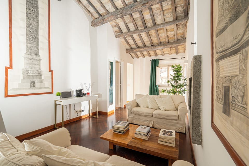 Deluxe Apartment, 2 Bedrooms, Annex Building | Living area | Flat-screen TV