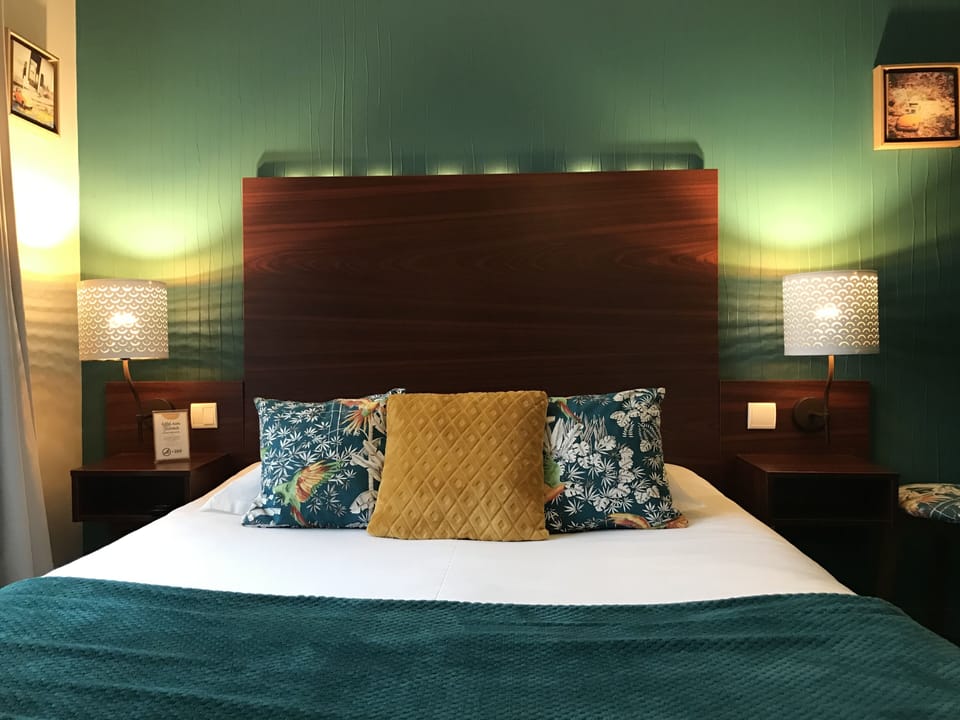 Individually decorated, individually furnished, desk, blackout drapes