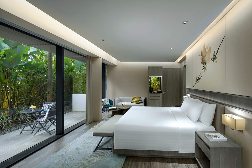 Prestige Suite Terrace | Minibar, in-room safe, desk, laptop workspace