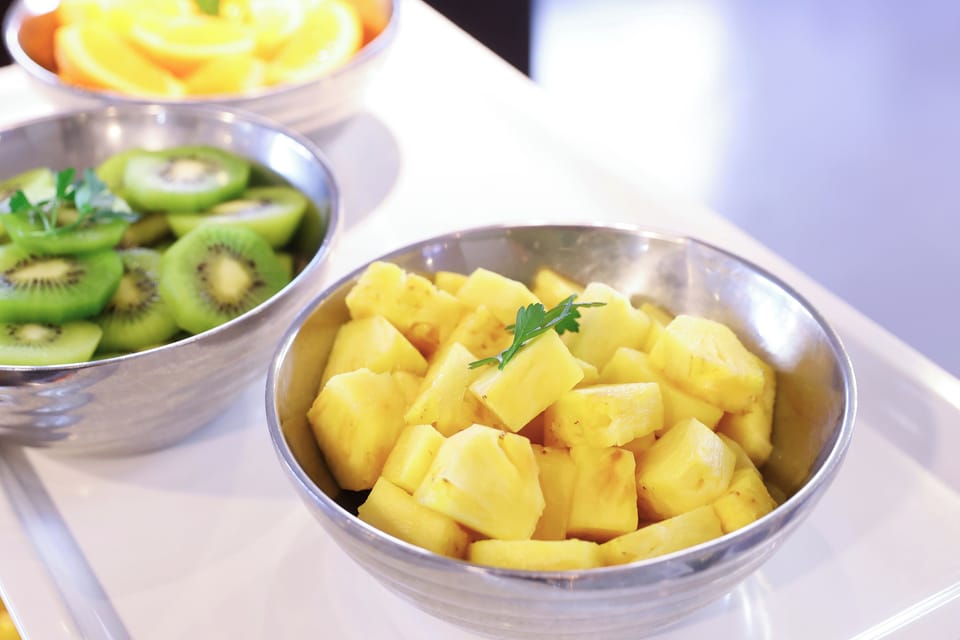 Daily self-serve breakfast for a fee