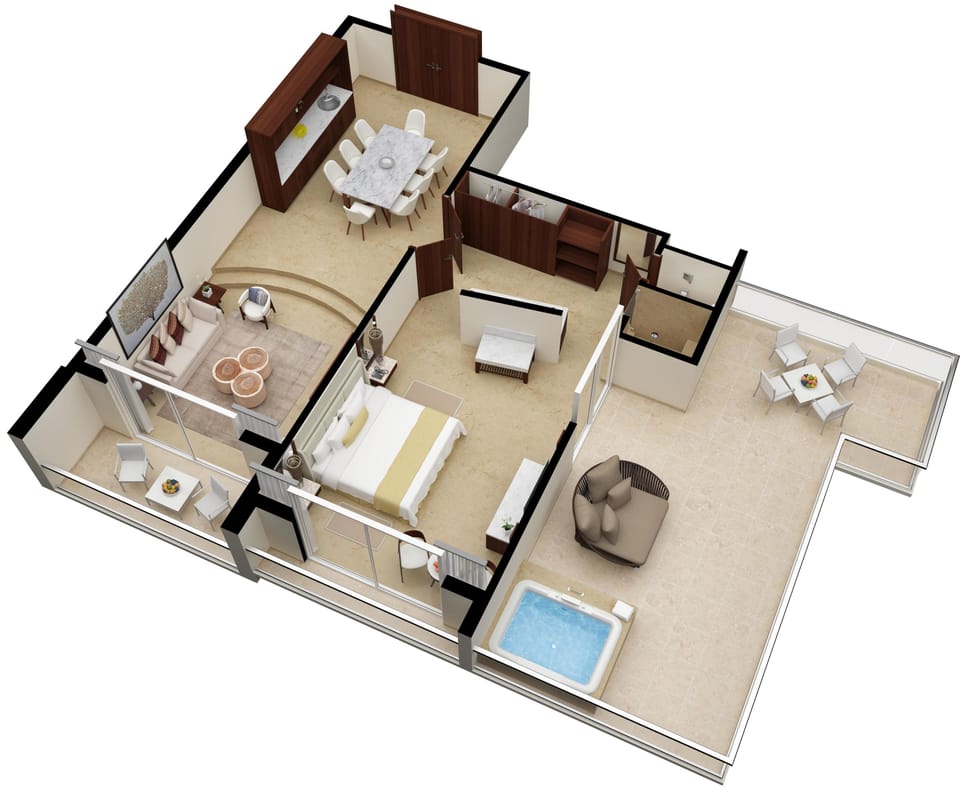 Superior Governor Suite Partial Ocean View - King Size Bed | Hypo-allergenic bedding, down comforters, free minibar, in-room safe