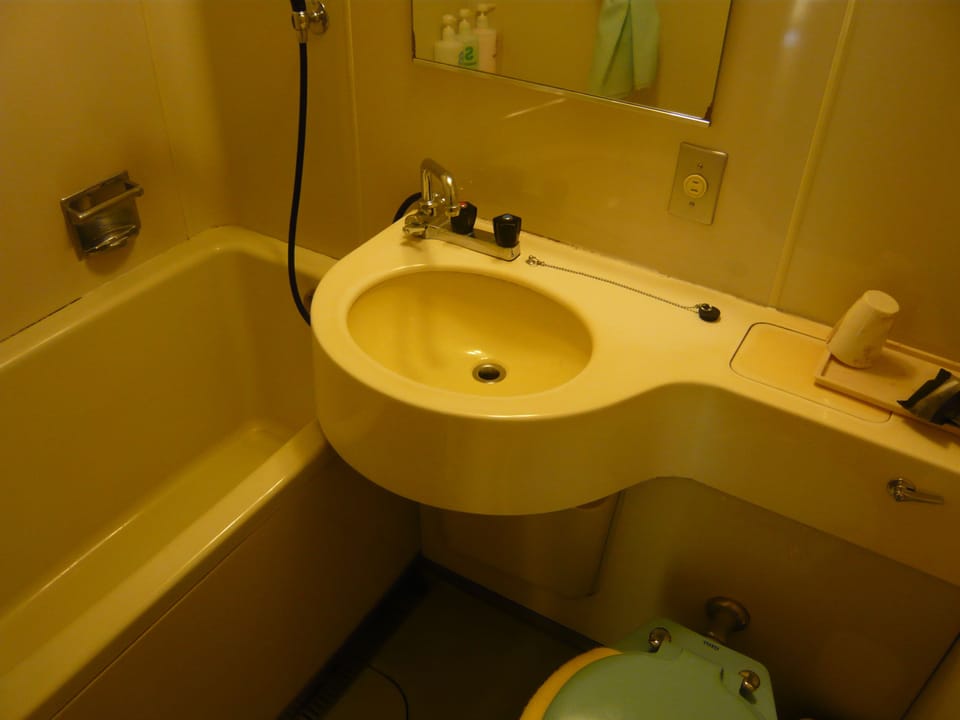 	Japanese-Style Room with Private Bathroom (10 tatami mats), Non Smoking | Bathroom | Hair dryer, slippers, towels