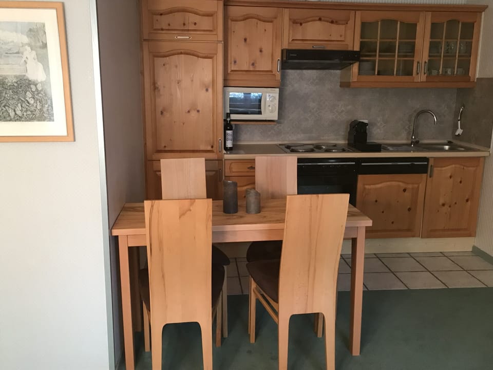 Comfort Apartment | Private kitchen | Fridge, coffee/tea maker, electric kettle