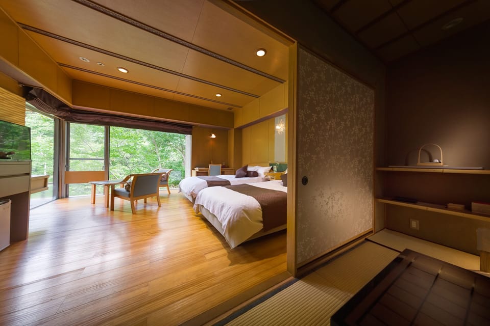 Japanese western room | Down comforters, minibar, in-room safe, WiFi (free)
