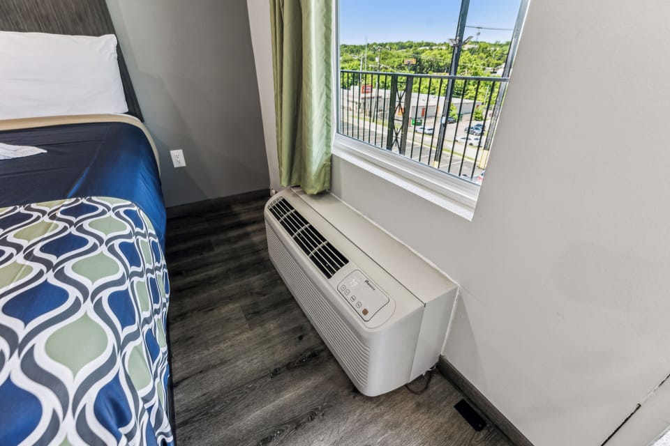 Individually furnished, blackout drapes, free WiFi, bed sheets