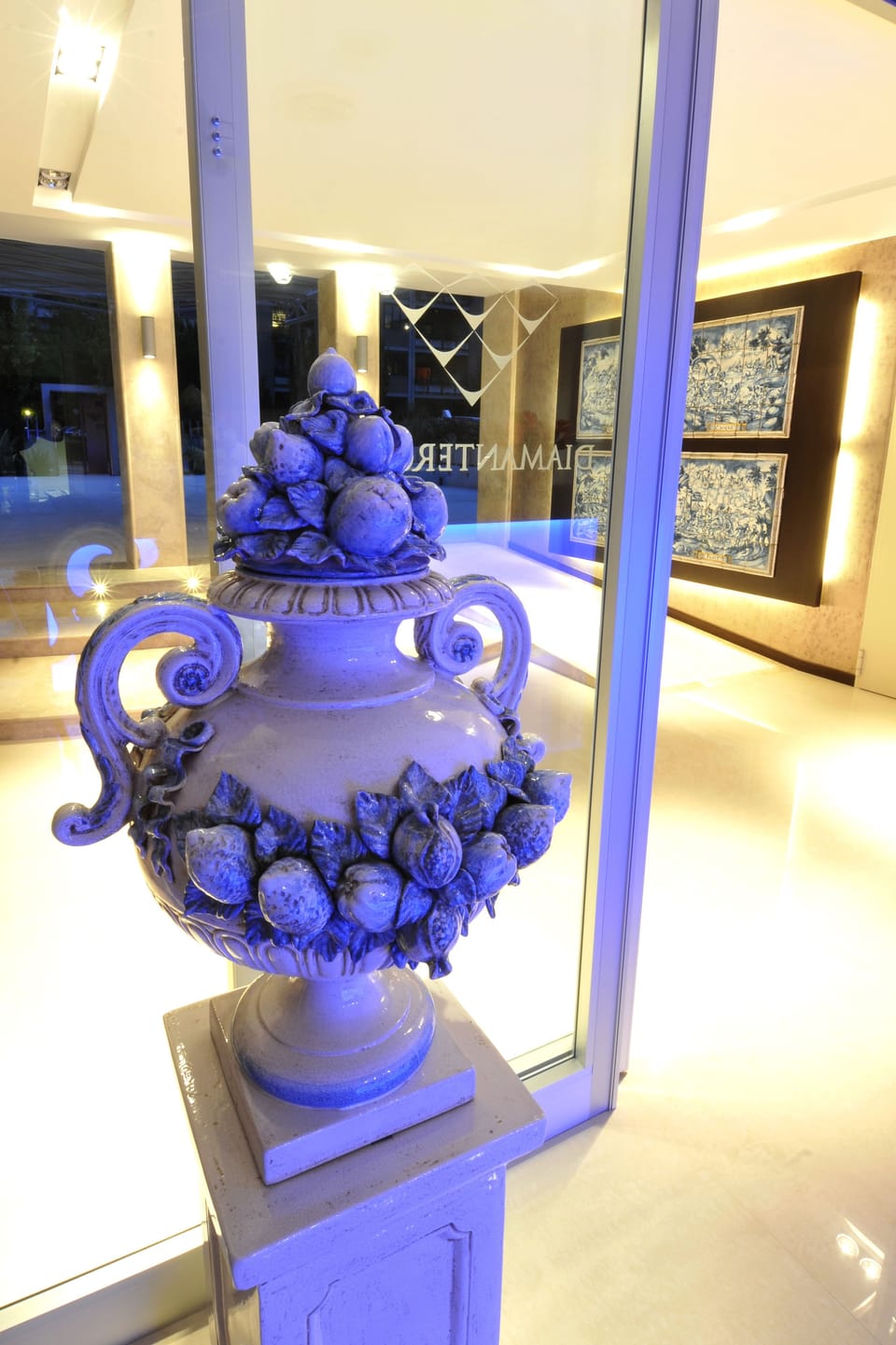 Interior entrance