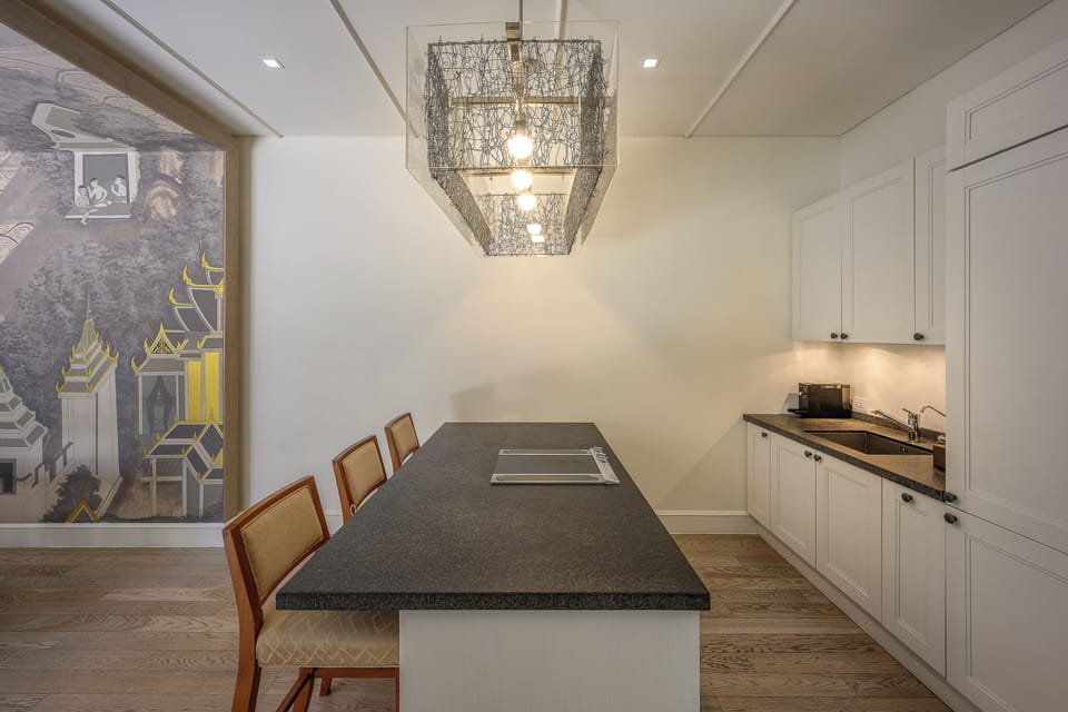 Room, Multiple Beds, Private Pool, Sea View (Villa Two Bedroom Private Pool Beachf) | Private kitchen | Full-size fridge, microwave, oven, stovetop