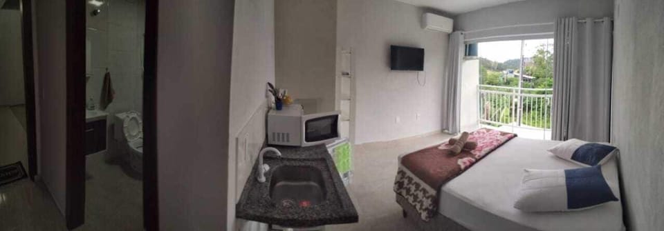 Fridge, microwave, cookware/dishes/utensils