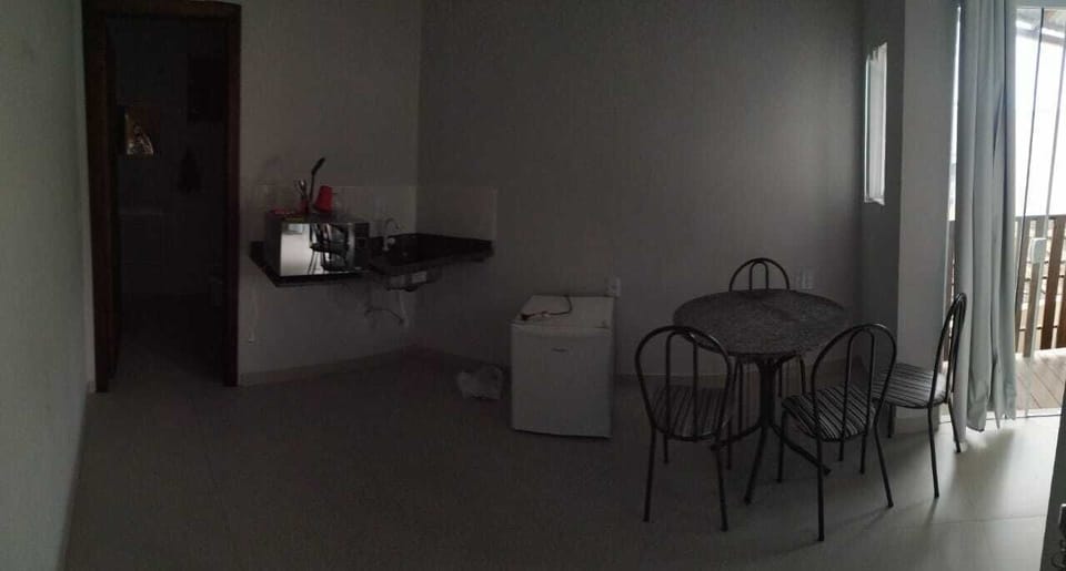 Fridge, microwave, cookware/dishes/utensils