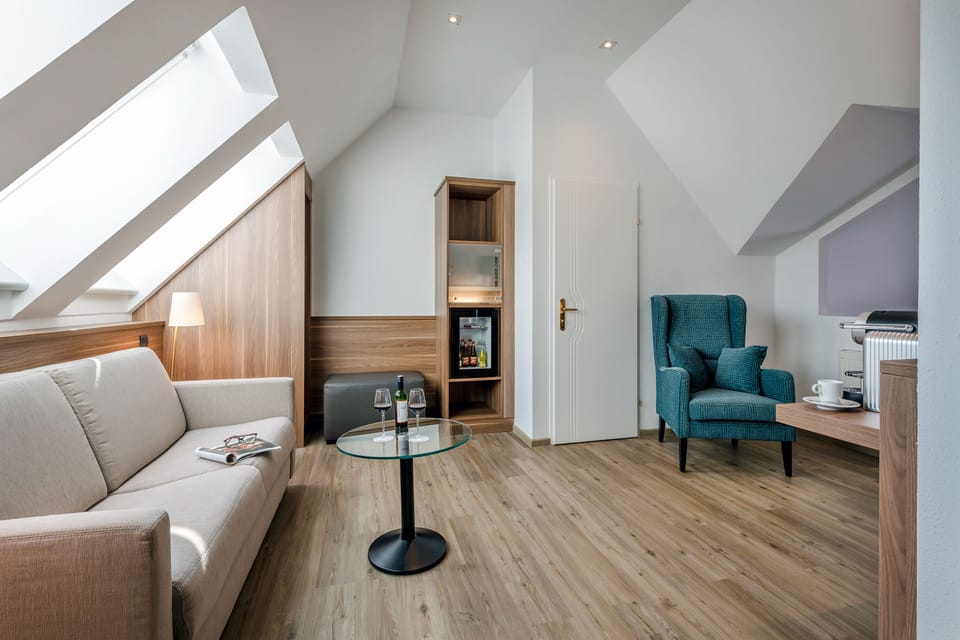 Suite | Free minibar items, in-room safe, desk, soundproofing