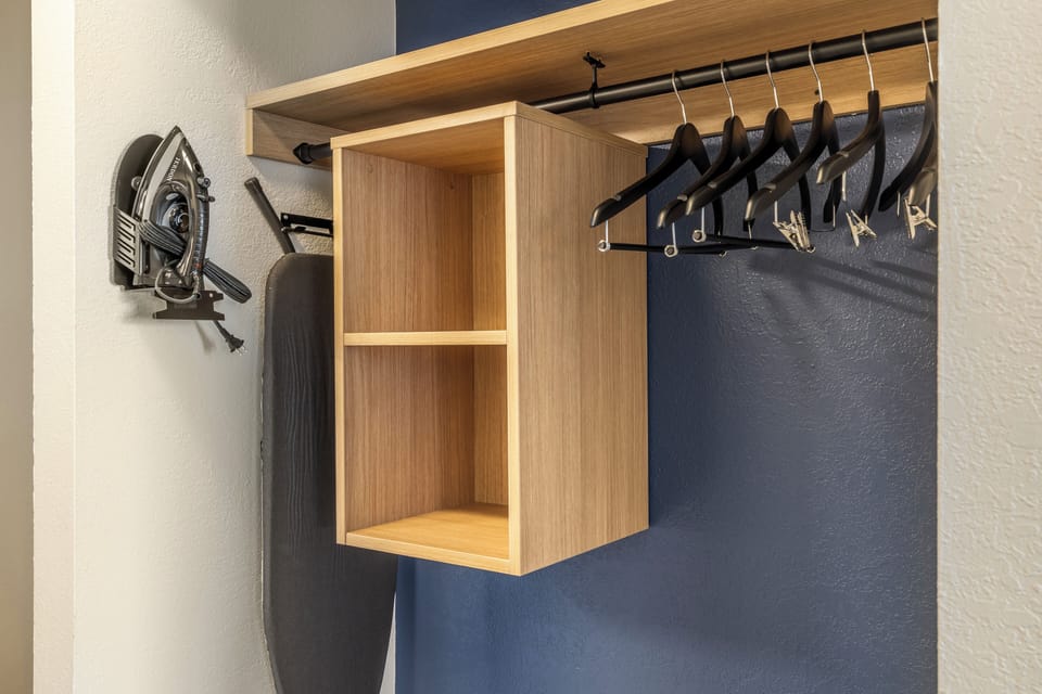 Desk, iron/ironing board, free WiFi, bed sheets