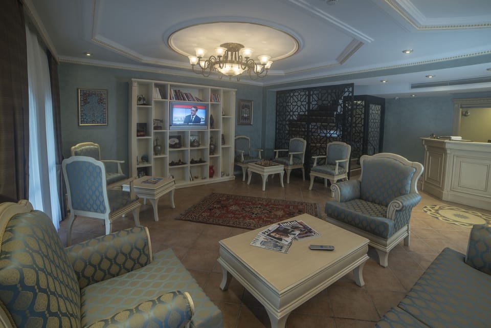Lobby sitting area