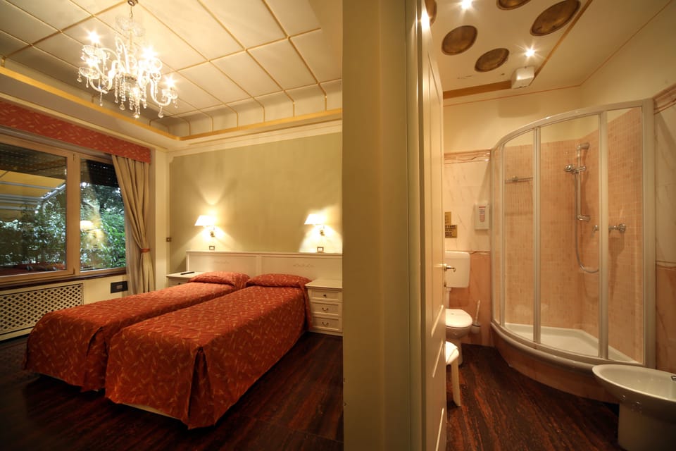 Select Comfort beds, minibar, in-room safe, desk