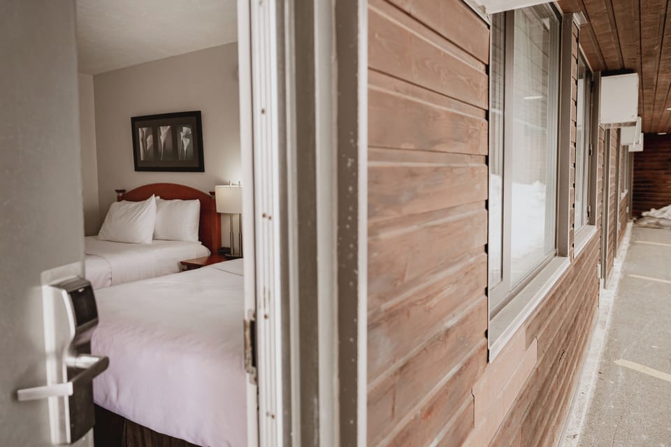 Standard Room, 2 Double Beds, Non Smoking | Premium bedding, desk, blackout drapes, soundproofing