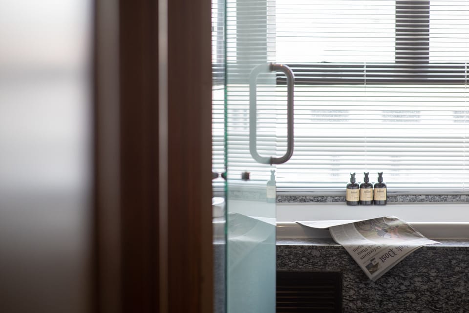 Jacuzzi Suite | Bathroom | Separate tub and shower, free toiletries, hair dryer, bathrobes