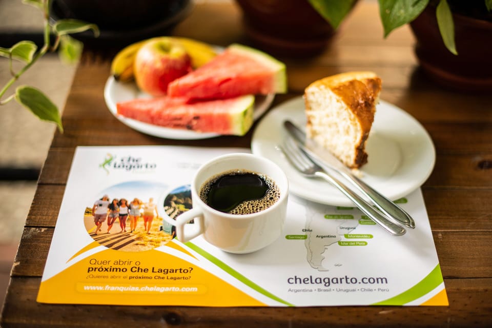 Daily buffet breakfast (BRL 34 per person)