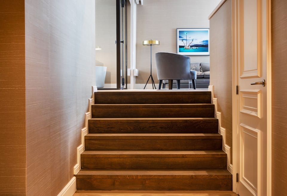 Royal Suite, 1 King Bed | Egyptian cotton sheets, premium bedding, pillowtop beds, minibar