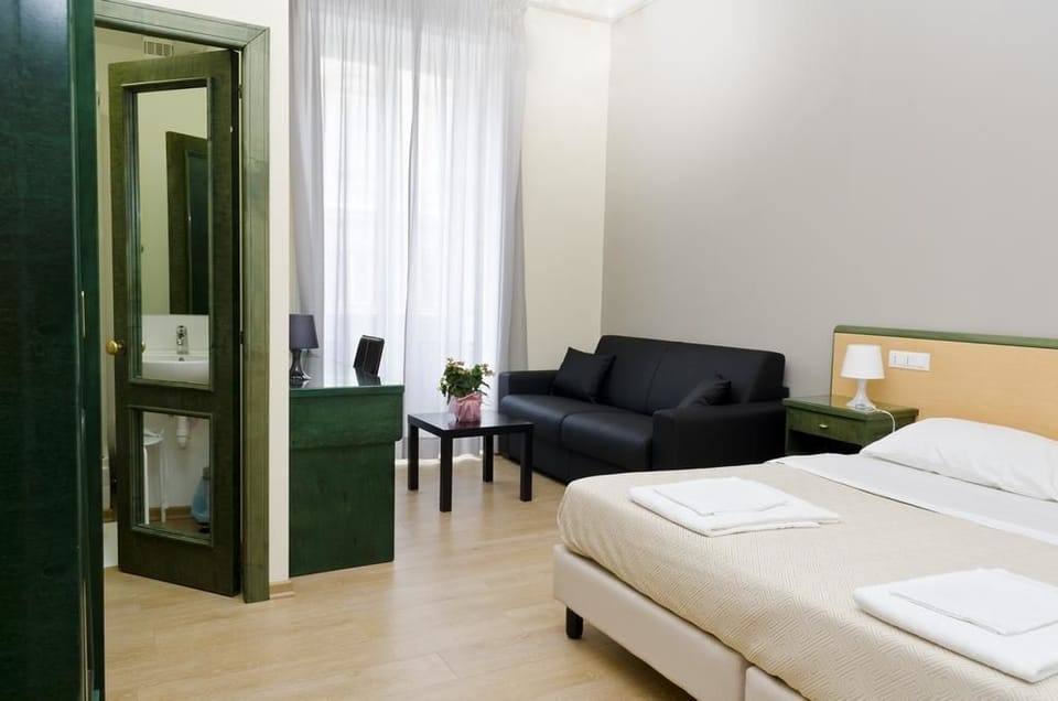 Desk, cribs/infant beds, rollaway beds, free WiFi