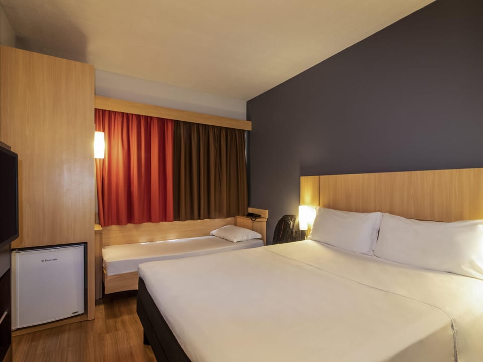 Minibar, desk, blackout drapes, free WiFi