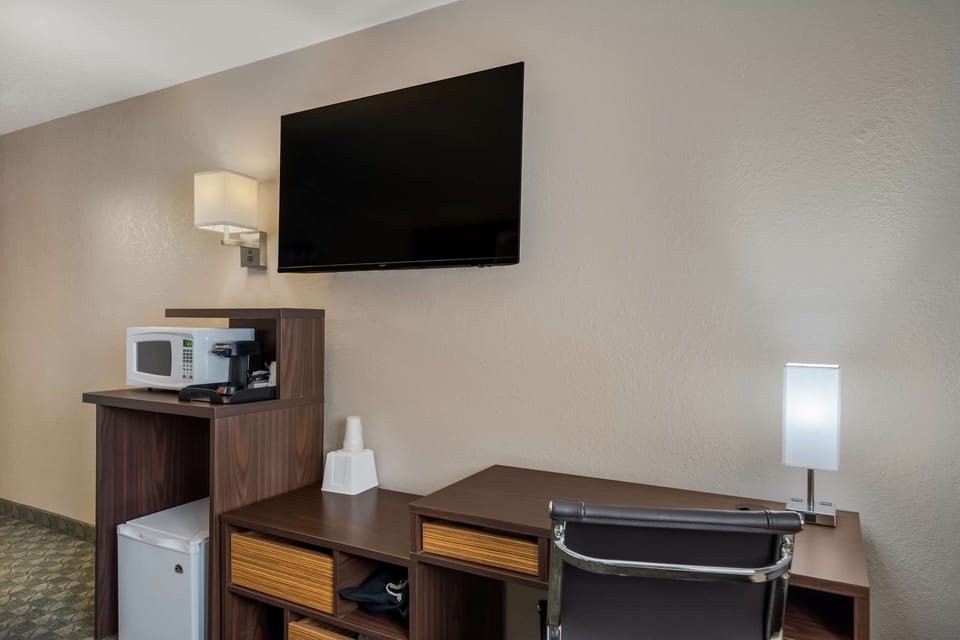 Standard Room, 1 King Bed, Non Smoking, Refrigerator & Microwave | Desk, laptop workspace, WiFi (free), alarm clocks