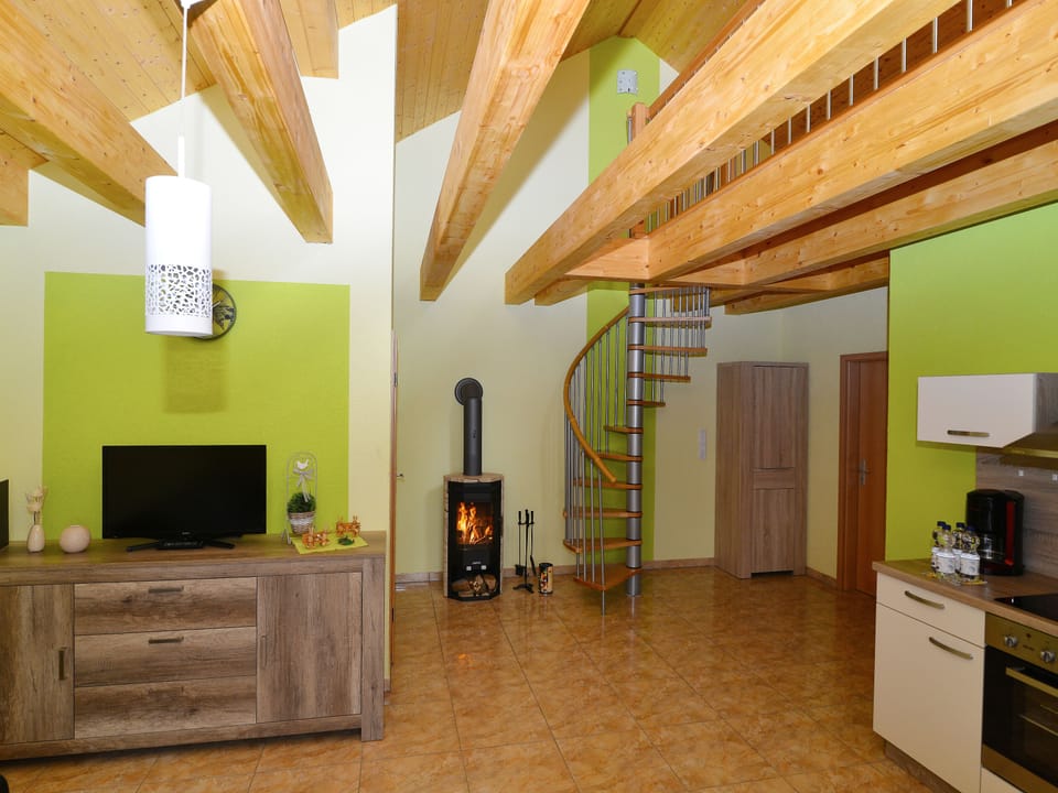 Apartment, Private Bathroom, Garden View | Interior