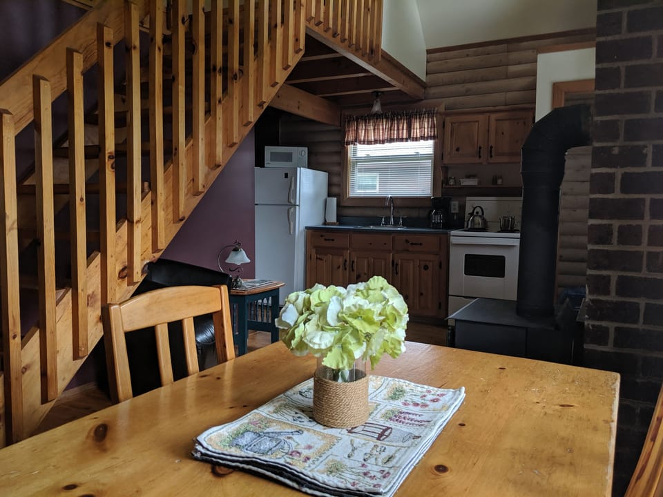 Standard Chalet, 1 Bedroom, Kitchen, Mountain View | Private kitchen | Fridge, microwave, coffee/tea maker, toaster