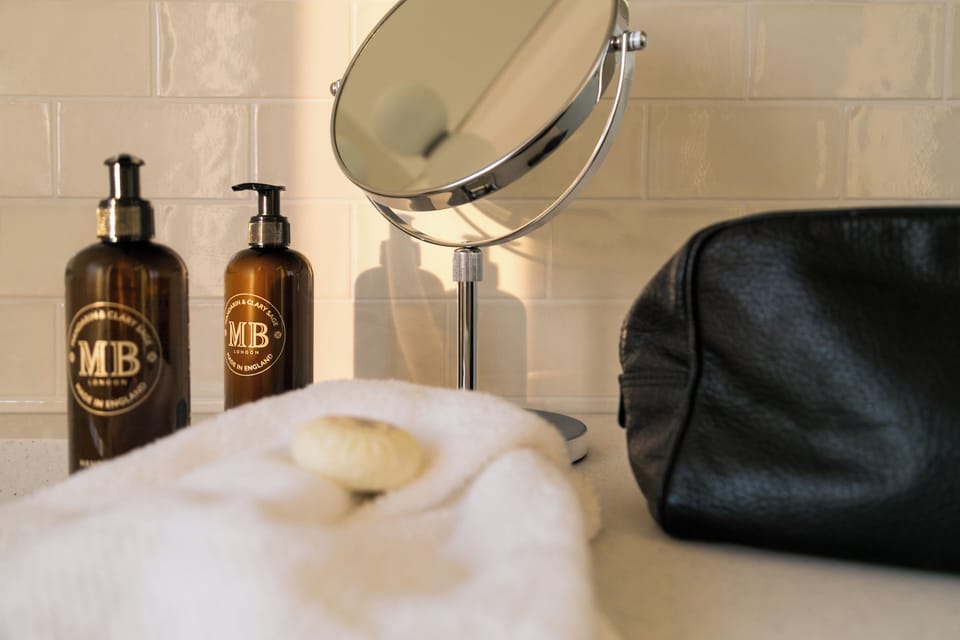 Suite, 1 Double Bed (Loft) | Bathroom | Shower, rainfall showerhead, designer toiletries, hair dryer