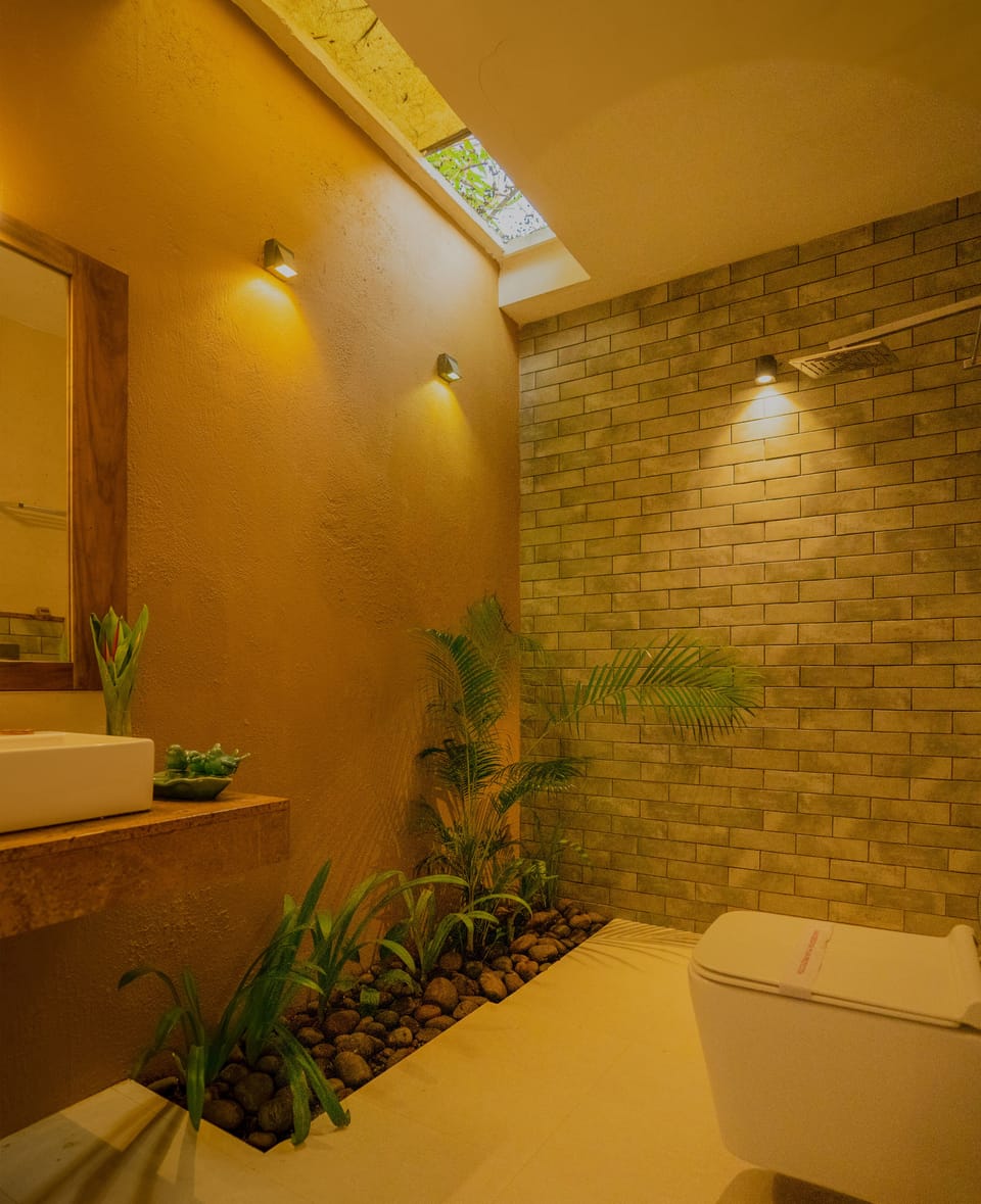 Premium Villa | Bathroom | Shower, rainfall showerhead, designer toiletries, hair dryer