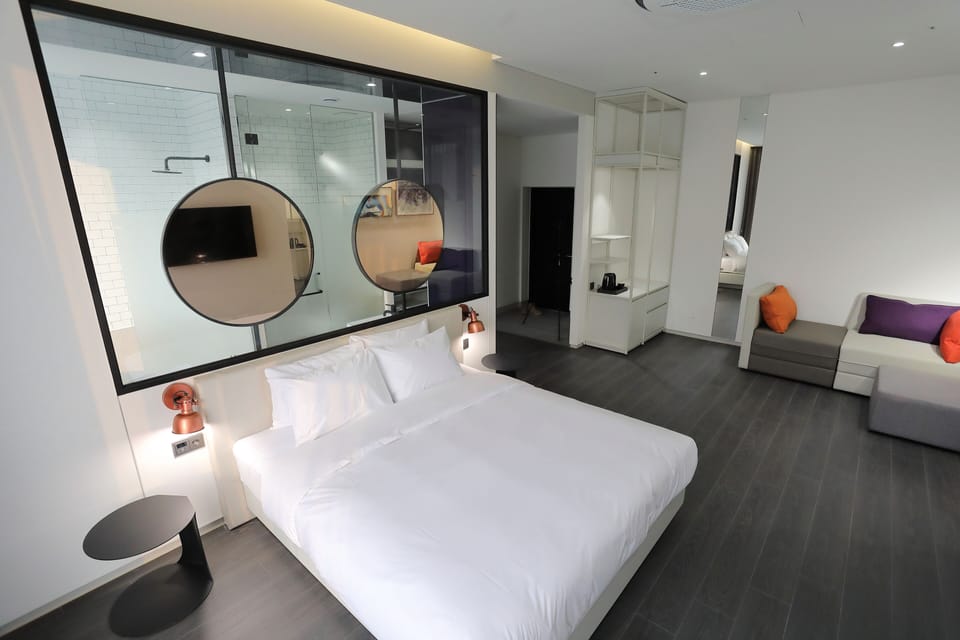 Luxury Room | Down comforters, blackout drapes, soundproofing, WiFi (free)