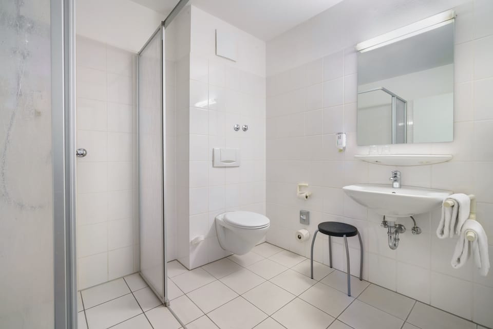 Economy Double Room | Bathroom | Free toiletries, hair dryer, towels