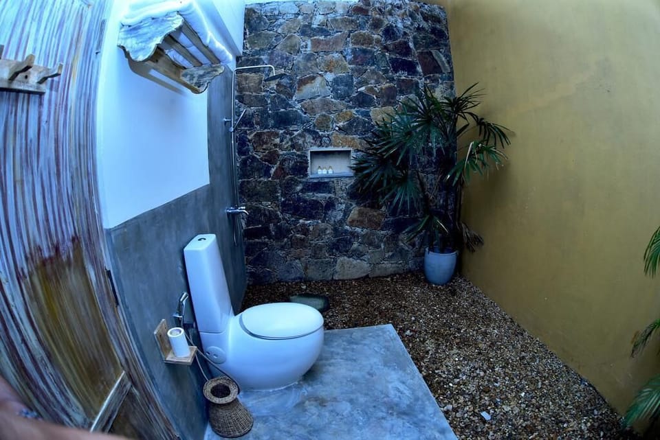 Deluxe Double Room | Bathroom | Shower, rainfall showerhead, free toiletries, hair dryer