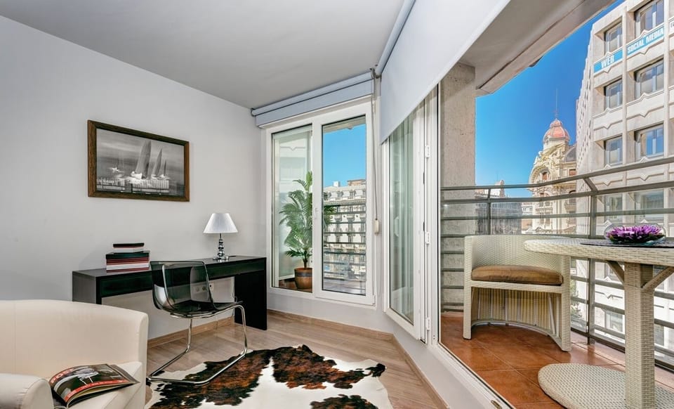 Apartment (2 Bedrooms) | Living area | 32-inch TV with cable channels