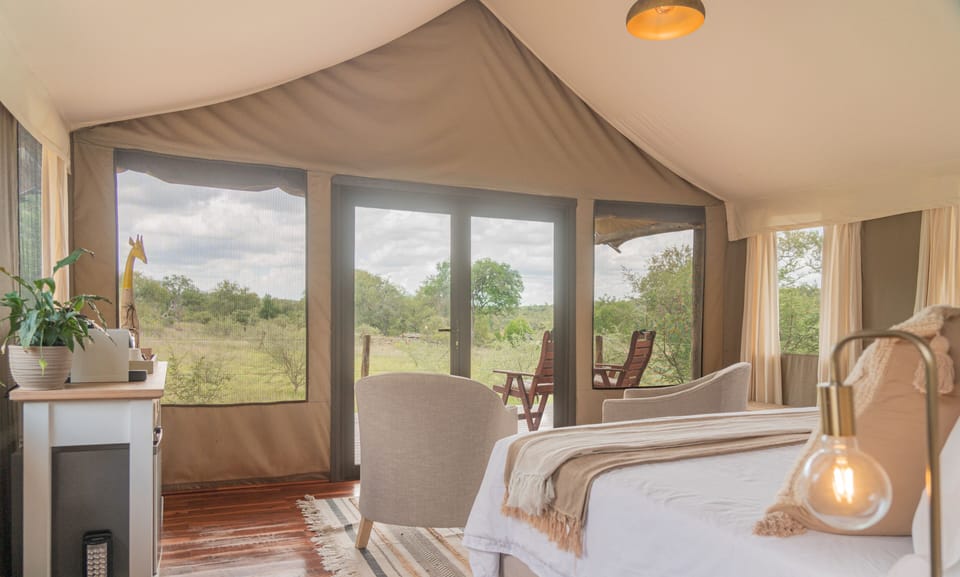 Luxury Tent | Minibar (free items), in-room safe, iron/ironing board (on request)