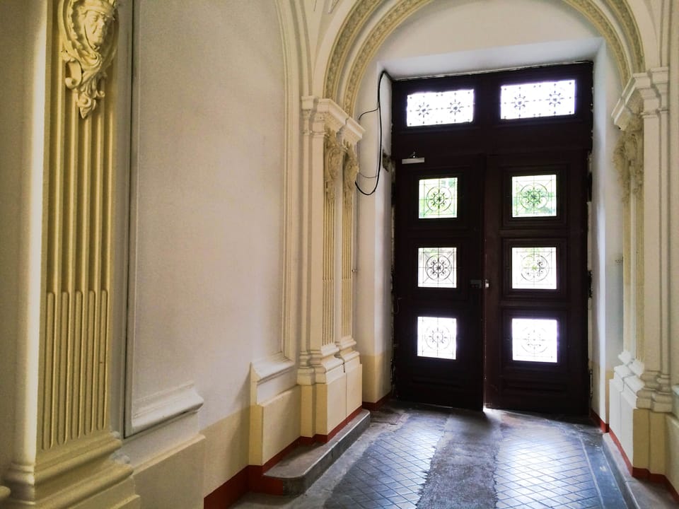Interior entrance