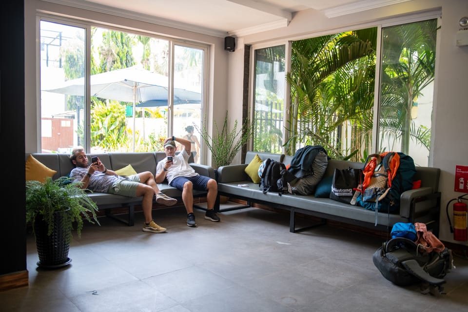 Lobby sitting area
