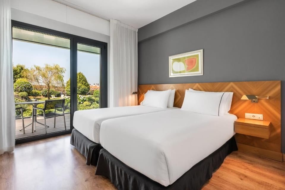 Deluxe Double Room, Terrace | Minibar, desk, laptop workspace, blackout drapes