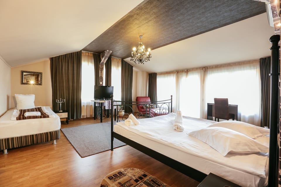 Studio, Terrace, City View | Desk, soundproofing, iron/ironing board (on request), WiFi (free)