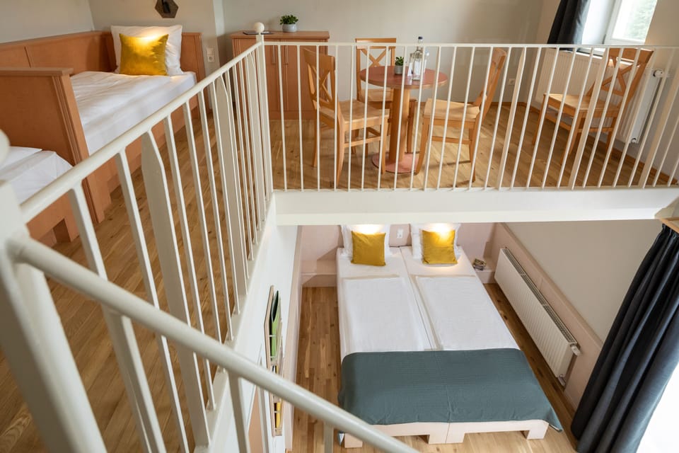 Comfort Quadruple Room | Hypo-allergenic bedding, in-room safe, desk, blackout drapes