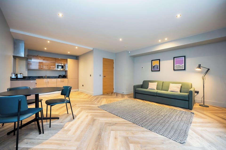 Standard Apartment, 1 Bedroom (Sleeps 4) | Blackout drapes, iron/ironing board, free WiFi, bed sheets