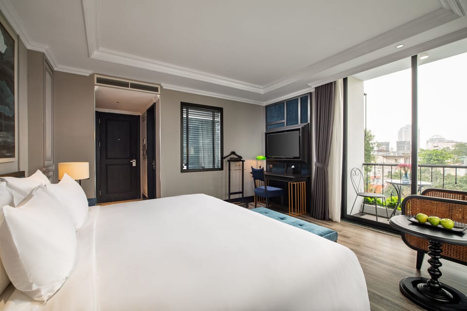 Solaria Balcony Double/Twin Room | Premium bedding, pillowtop beds, minibar, in-room safe