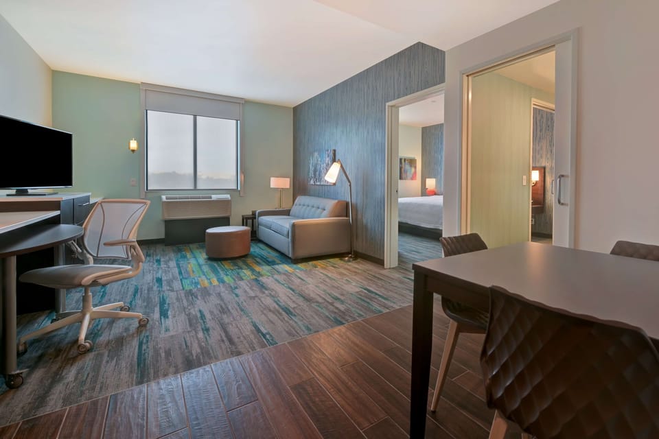 Suite, 1 Bedroom, Non Smoking | Living area | 42-inch LCD TV with satellite channels, TV, Netflix