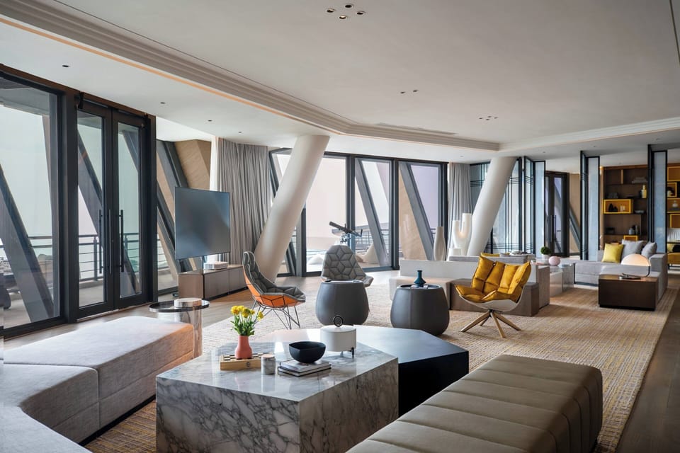 Presidential Suite, 1 Bedroom | Premium bedding, down comforters, pillowtop beds, in-room safe