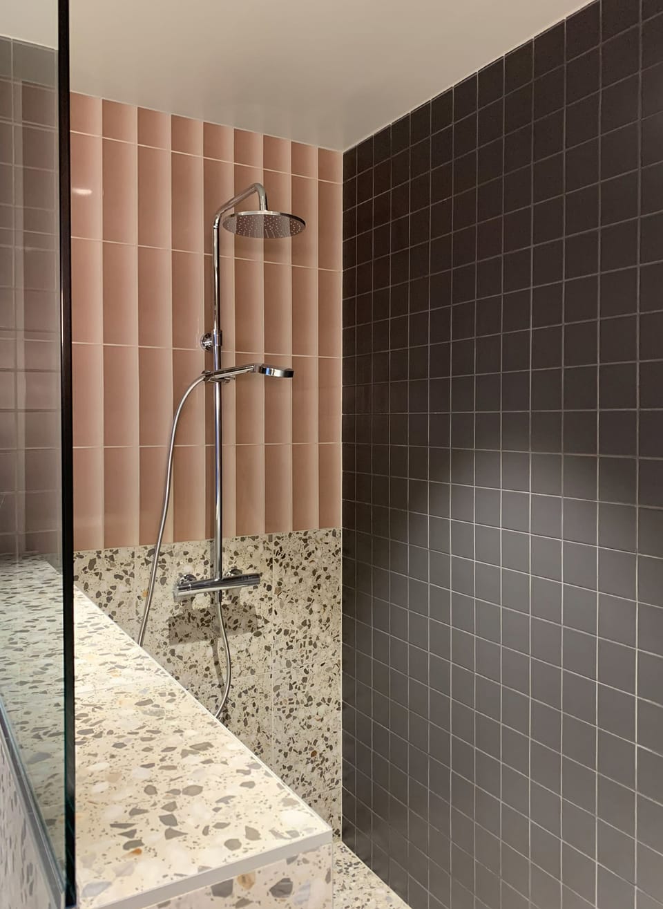 Shower, hair dryer, heated floors (bathroom), towels